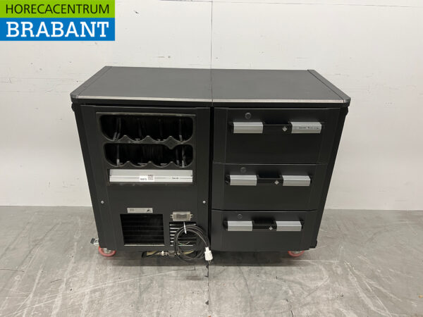 Gamko Barkoeling Flessennest 3 lade Verrijdbaar 123 cm 230V Horeca
