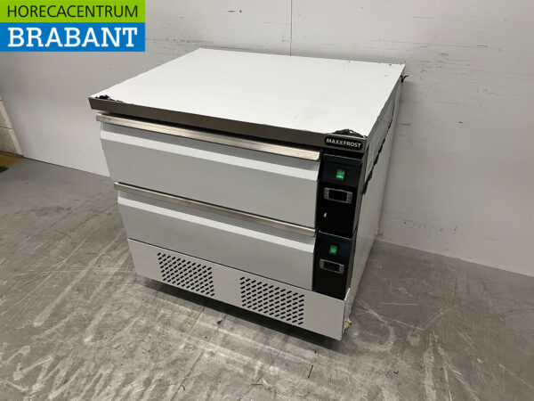 RVS Maxxfrost Koel - Vries werkbank 2 lades 4 x 1/1 GN 230V Horeca - Afbeelding 2
