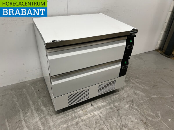 RVS Maxxfrost Koel - Vries werkbank 2 lades 4 x 1/1 GN 230V Horeca - Afbeelding 3