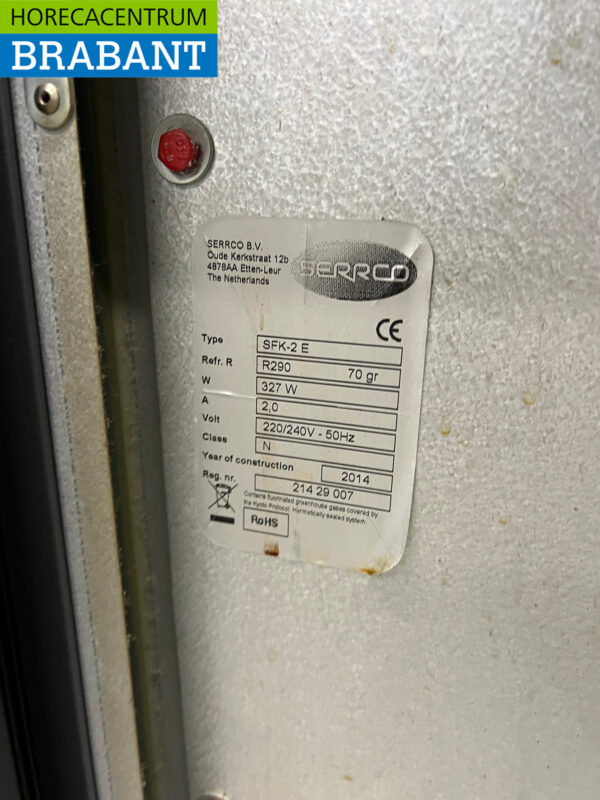 Serrco SFK-2E Fustenkoeler 62 cm 230V Horeca - Afbeelding 5