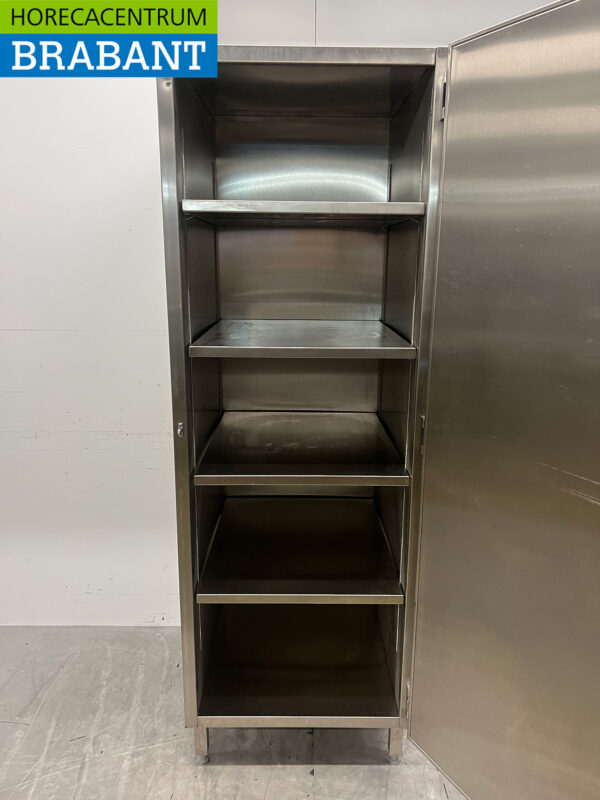 RVS Servieskast Werkkast Kast 1 deur 70 cm Horeca - Afbeelding 4