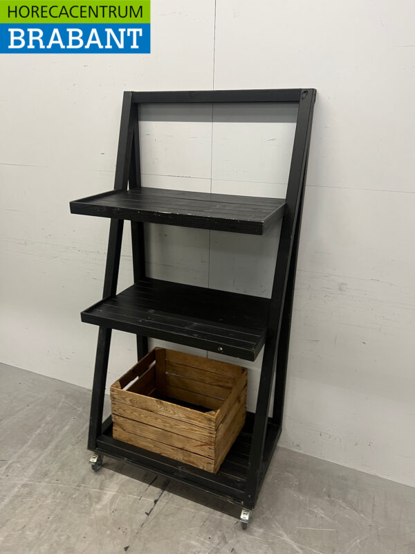 Houten Buffetwagen Stellage Horeca - Afbeelding 2