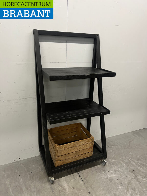 Houten Buffetwagen Stellage Horeca - Afbeelding 3