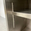 RVS Wandkast 2 Schuifdeuren 146 cm Horeca - Afbeelding 5