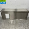 RVS Wandkast 2 Schuifdeuren 148 cm Horeca
