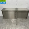 RVS Wandkast 2 Schuifdeuren 148 cm Horeca
