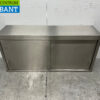 RVS Wandkast 2 Schuifdeuren 130 cm Horeca