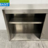 RVS Wandkast 2 Schuifdeuren 130 cm Horeca - Afbeelding 4