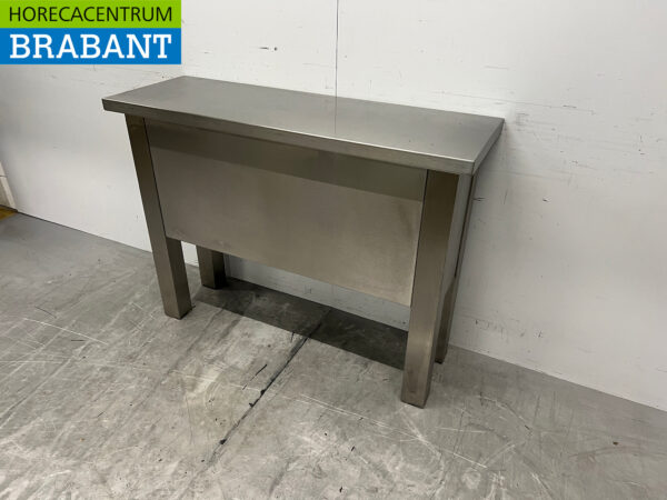 RVS Werktafel 120 x 40 x 89,5 cm Horeca - Afbeelding 2