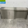 RVS Wandkast 2 Schuifdeuren 148 cm Horeca