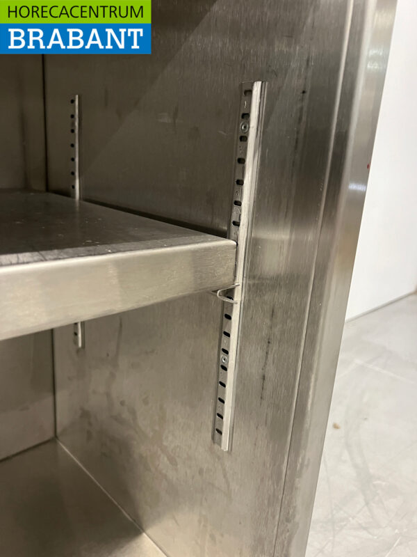 RVS Wandkast 2 Schuifdeuren 148 cm Horeca - Afbeelding 5