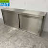 RVS Wandkast 2 Schuifdeuren 148 cm Horeca - Afbeelding 2
