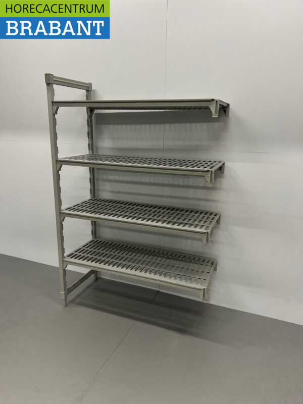 HCB Aanbouwsectie Voor Opbergrek Rek Stelling Koelcelrek Vriescelrek 122 x 53 x 180 cm Horeca - Afbeelding 2