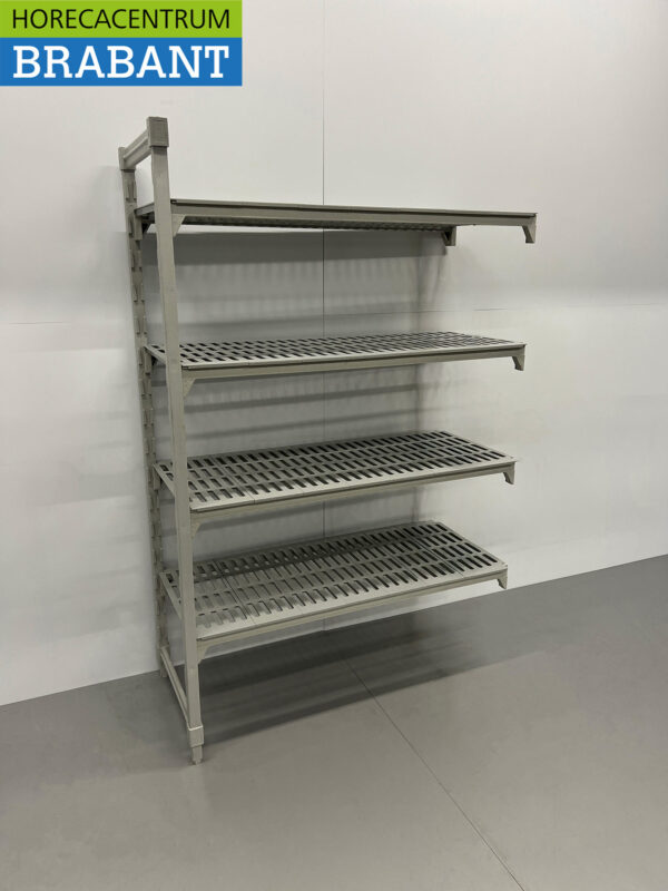 HCB Aanbouwsectie Voor Opbergrek Rek Stelling Koelcelrek Vriescelrek 122 x 53 x 180 cm Horeca - Afbeelding 3