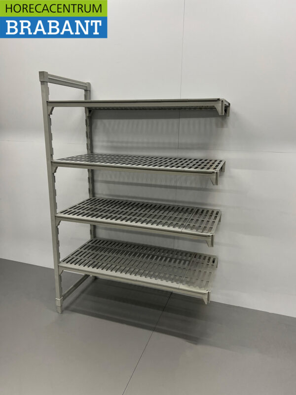 HCB Aanbouwsectie Voor Opbergrek Rek Stelling Koelcelrek Vriescelrek 122 x 61 x 180 cm Horeca - Afbeelding 2