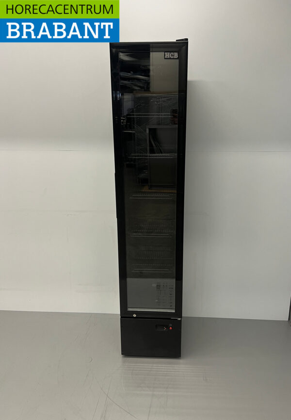 HCB Glasdeurkoeling Koelkast Drankkoelkast Glazen deur 162 liter 230V Horeca