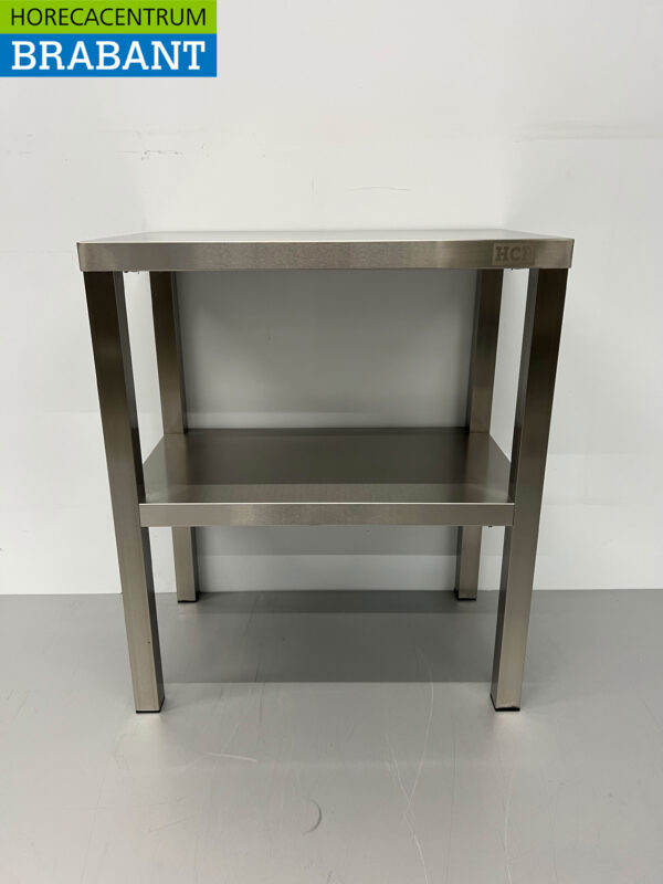 HCB RVS Dubbele Etagère Brug 60 x 35 x 70 cm Horeca