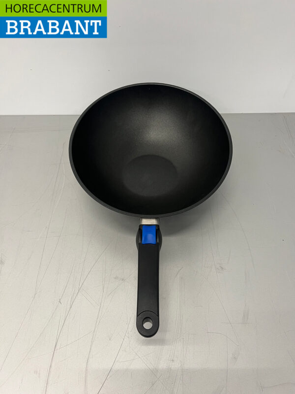 EUROLUX Gietalumium universele wokpan wok 32 x 36 cm - keramisch oppervlak - PFOA-vrij - MADE IN GERMANY - Afbeelding 2