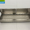 HCB RVS Opzetvitrine Opzet koelvitrine saladière 8 x 1/3 GN 180 cm Horeca - Afbeelding 4