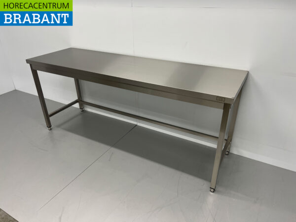 HCB RVS Werktafel Tafel Basic-line 200 x 60 x 85 cm Horeca - Afbeelding 2