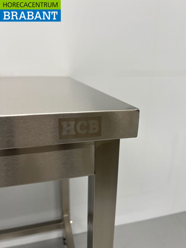 HCB RVS Werktafel Tafel Basic-line 200 x 60 x 85 cm Horeca - Afbeelding 4