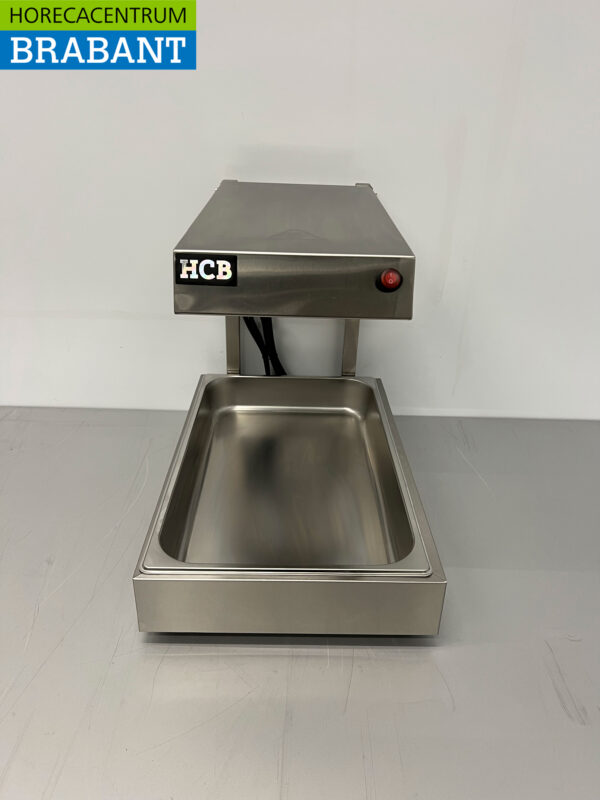 HCB RVS Frietwarmer Frietwarmhouder 1/1 gastronorm GN 230V Horeca