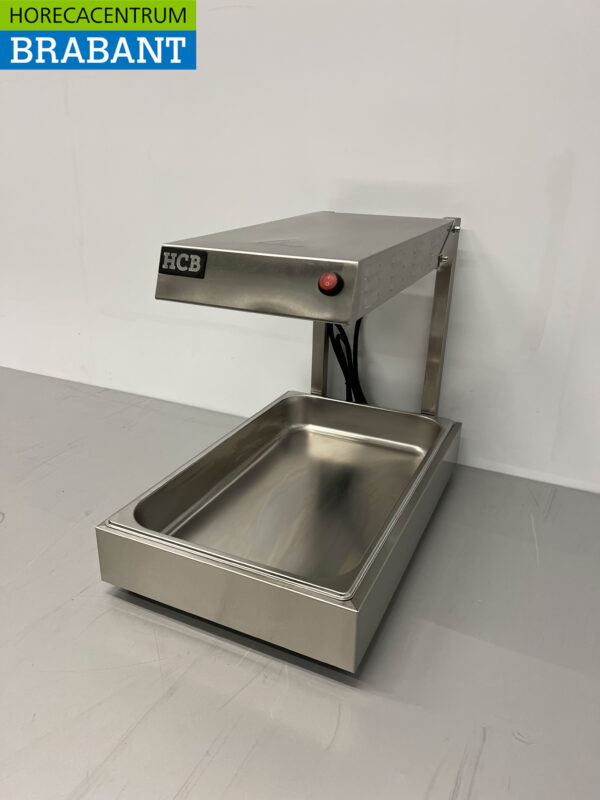HCB RVS Frietwarmer Frietwarmhouder 1/1 gastronorm GN 230V Horeca - Afbeelding 2