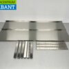 RVS Dubbel wandschap schap 180 x 40 cm Horeca