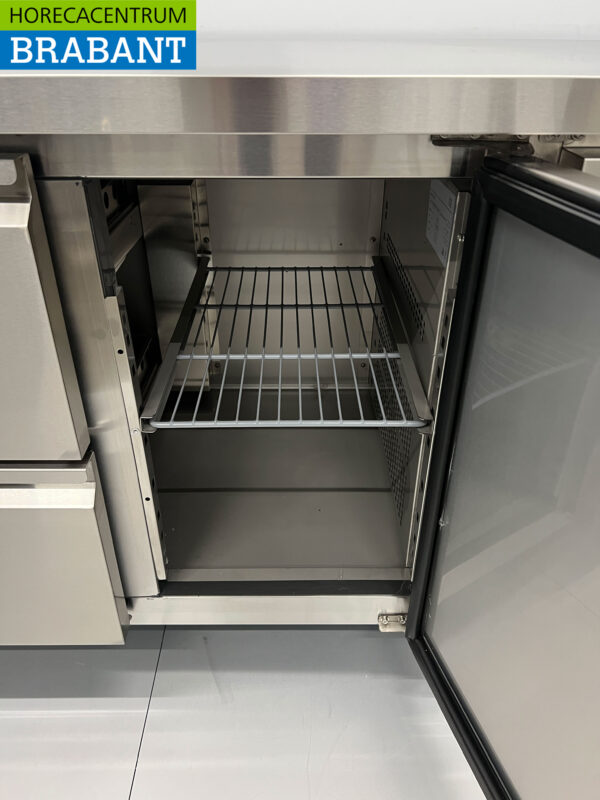 HCB RVS Koelwerkbank 4 laden en 1 deur 179,5 cm 230V Horeca - Afbeelding 6