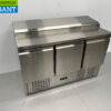 RVS HCB Saladette Saladiere Koelwerkbank 136,5 cm 230V Horeca - Afbeelding 3