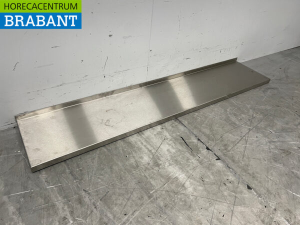 RVS Wandschap Schap 150 x 30 cm Horeca - Afbeelding 3