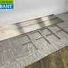 RVS Dubbel Wandschap Schap 230 x 30 cm Horeca - Afbeelding 3