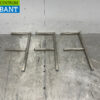 RVS Wandbeugels T.B.V. dubbel wandschap Horeca
