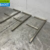 RVS Wandbeugels T.B.V. dubbel wandschap Horeca - Afbeelding 2