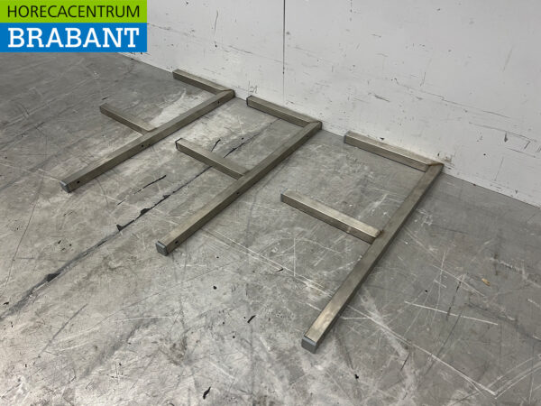 RVS Wandbeugels T.B.V. dubbel wandschap Horeca - Afbeelding 2