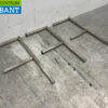 RVS Wandbeugels T.B.V. dubbel wandschap Horeca - Afbeelding 3
