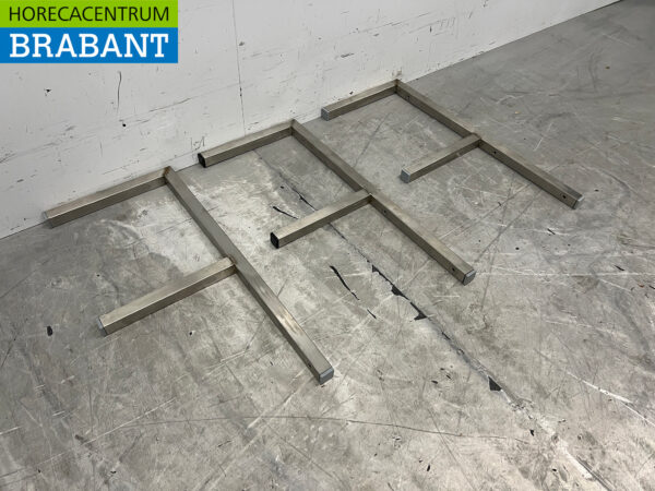 RVS Wandbeugels T.B.V. dubbel wandschap Horeca - Afbeelding 3