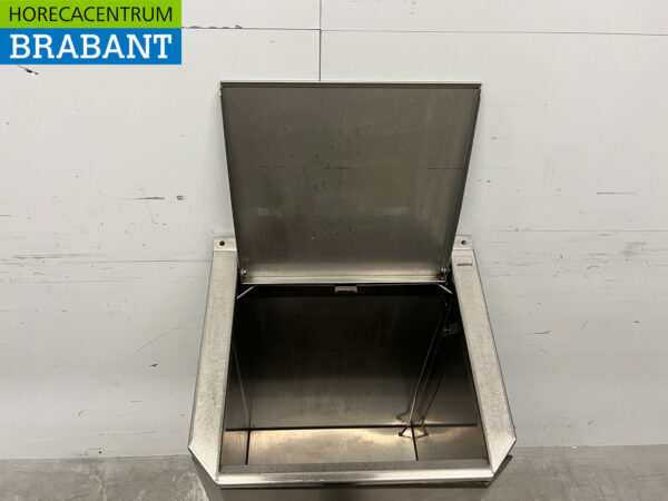 RVS Josto Afvalzakhouder Prullenbak met voetbediening 120 liter Horeca - Afbeelding 5