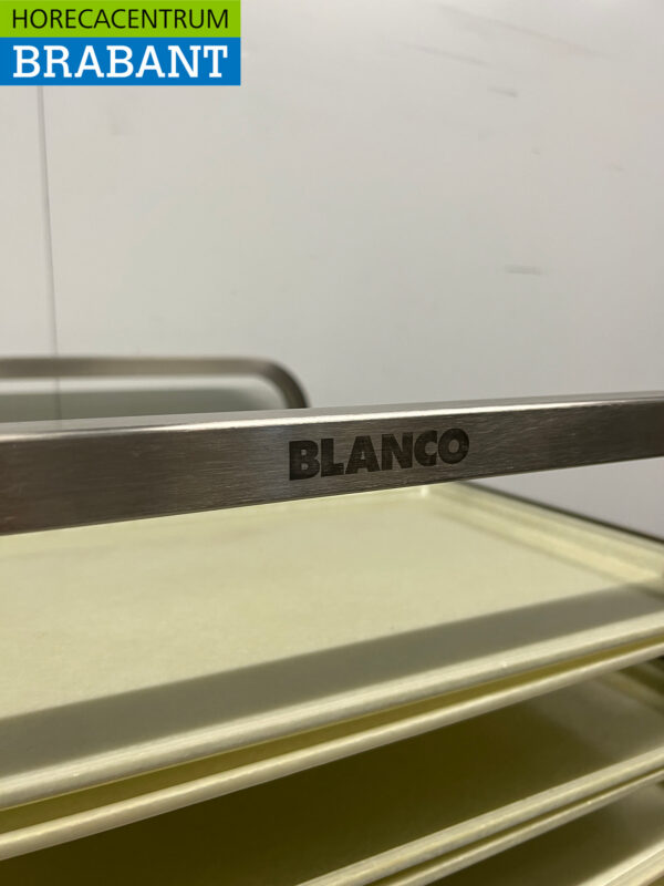 RVS Blanco Regaalwagen 2/1 GN met Cambro Camtray's 1/1 GN Horeca - Afbeelding 4