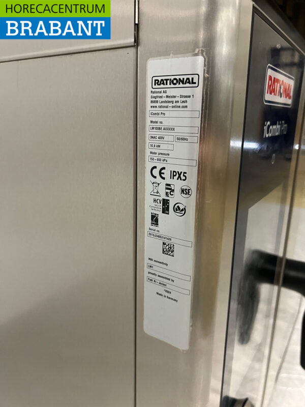 RVS Rational I-Combi Pro Combisteamer 6 x 1/1 GN met afzuigkap 2024 400V Horeca - Afbeelding 9