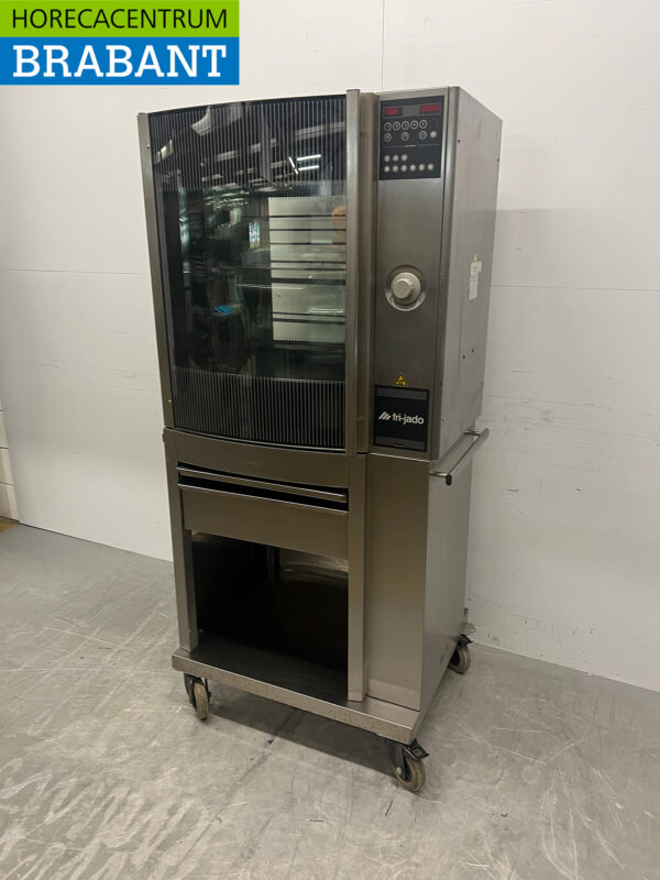 RVS Fri-Jado Rotisserie Kippengrill Grill 5 spiezen 400V Horeca - Afbeelding 2
