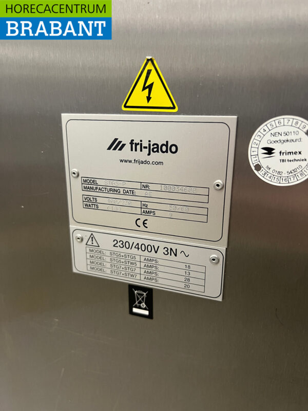 RVS Fri-Jado Rotisserie Kippengrill Grill 5 spiezen 400V Horeca - Afbeelding 8