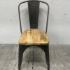 Bolero set van 4 stoelen met houten zitting Horeca - Afbeelding 4