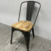 Bolero set van 4 stoelen met houten zitting Horeca - Afbeelding 5