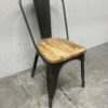 Bolero set van 4 stoelen met houten zitting Horeca - Afbeelding 6