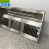 RVS Afzuigkap Schuin model 200 cm 230V Horeca - Afbeelding 2