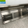 RVS Afzuigkap Schuin model 200 cm 230V Horeca - Afbeelding 3