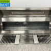 RVS Afzuigkap Schuin model 200 cm 230V Horeca - Afbeelding 4