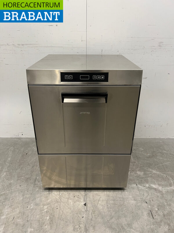 RVS Smeg UD505D Vaatwasser met afvoerpomp 400V Horeca