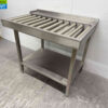 RVS Afvoertafel / rollenbaan tbv doorschuifvaatwasser 100,5 cm Horeca - Afbeelding 4